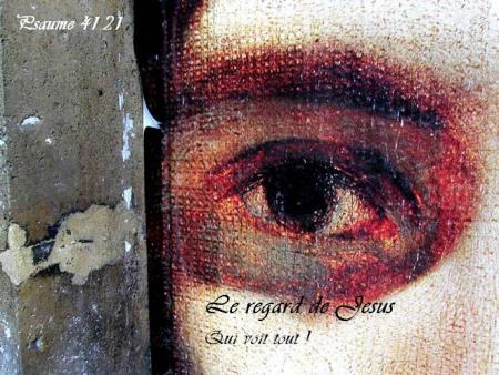 Le regard de J�sus ! bonjour