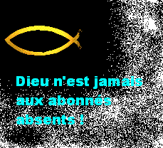  Il te voit et il te connait   !