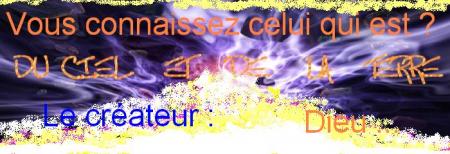  connaissez   vous celui qui es,t le d�s le  commencement  bonjour   Bienvenue