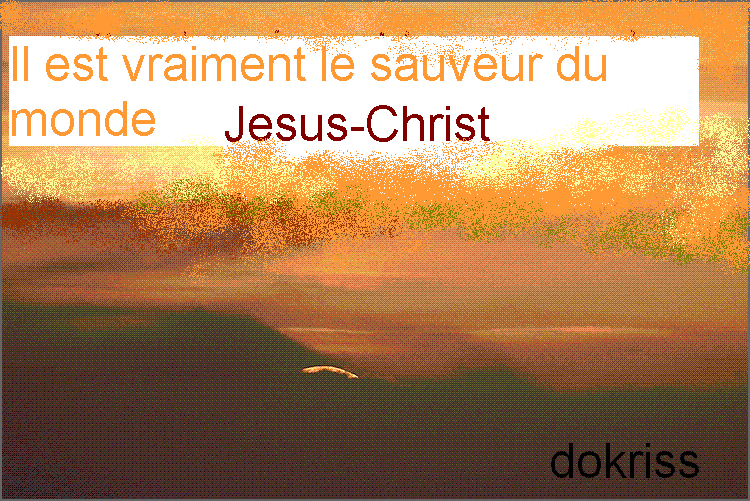 Il ,est vraiment le sauveur du monde  bonjour Bienvenue