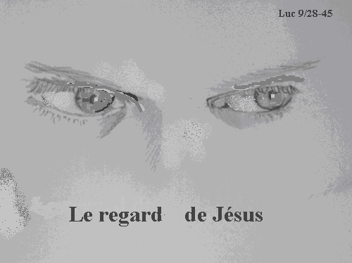 Le regard  de J�sus bonjour