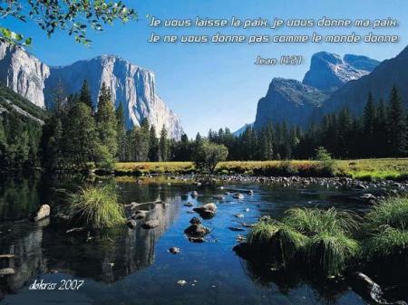  Angoisse ou Paix ? bonjour