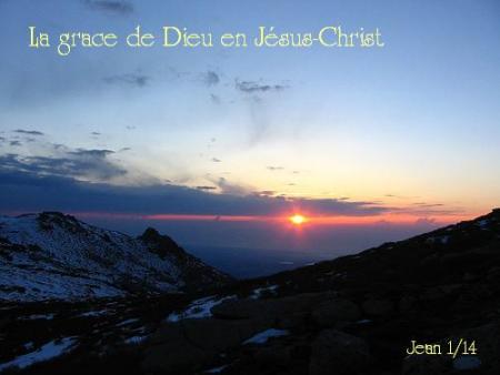  La grace de Dieu bonjour