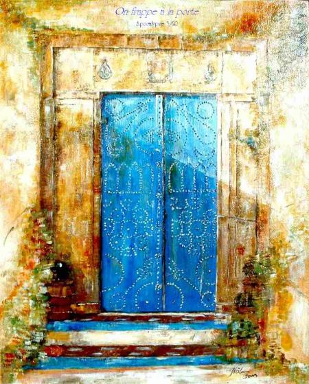 On frappe � la porte  bonjour