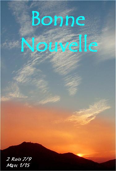 Bonne Nouvelle bonjour