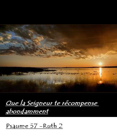 Que l'Eternel te r�compense abondamment !  bonjour